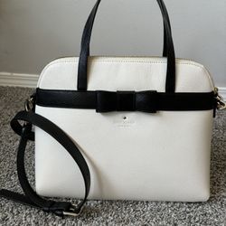 Kate Spade Kirk Park Medium Maise Snow White/black
