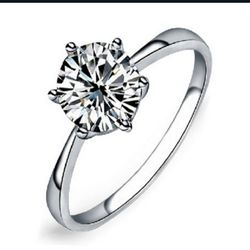 Size 7 Engagement Ring/ With Free Gift Box