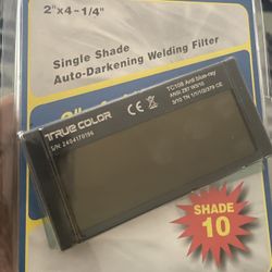 Single Shade Auto-Darkening Welding Filter