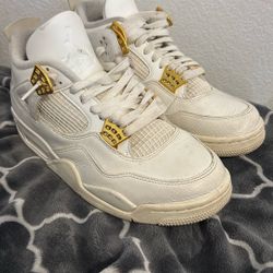 jordan 4 retro metallic Gold