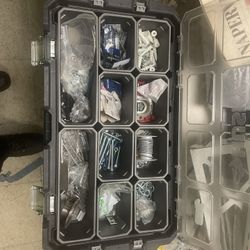 Husky Tool Box With Parts In Box 