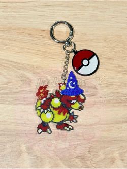 Pixalated Pokémon Keychain