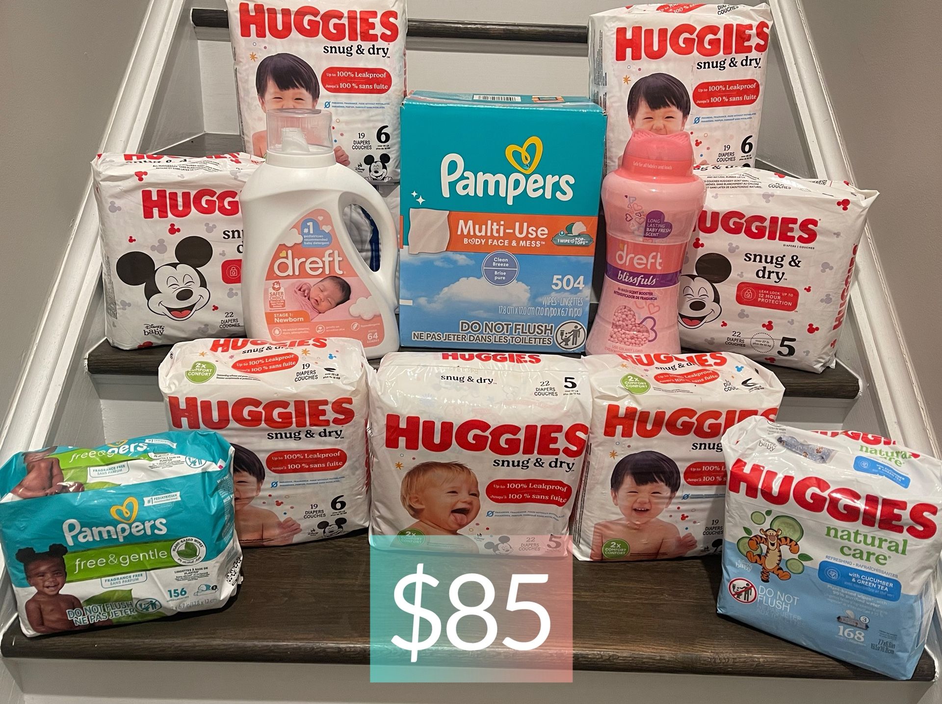 Huggies Baby Diapers Bundle