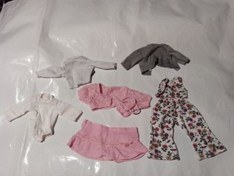 Doll Clothes Assortment - Tops, Bottoms, and Sweater