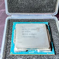 Intel Core i7 9700k CPU Only LGA-1151 V2 SOCKET for Gaming PC - In-town Delivery Available.