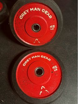 45 pound bumper plates