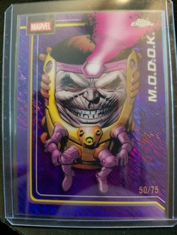 marvel trading card