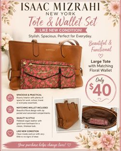 Isaac Mizrahi New York Tote & Wallet SetDurable orange PVC air hose is 100 feet long with a 300 PSI