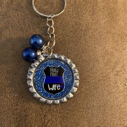 Police wife Keychain