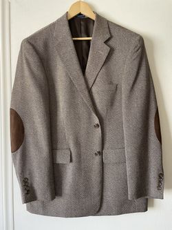 Men’s Suit Jacket Brown Stafford 42R