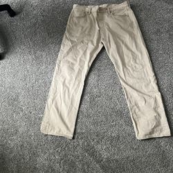 Vintage Levi’s 501 Original Fit Jeans - Tan Khaki - 36x32