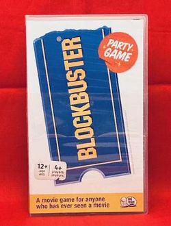 Blockbuster Party Game movie trivia 2018 Big Potato new/sealed in VHS case