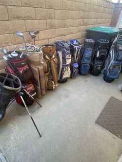 Used Golf Clubs & Bags Bundle