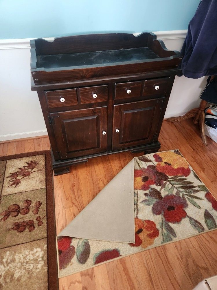 Antique Foyer Cabinet