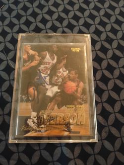 Allen Iverson Rookie Card Auto