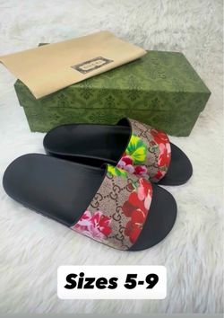 Gucci GG Blooms Slide Sandals