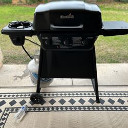 Grill And Patio Table 3 Chairs For Sale