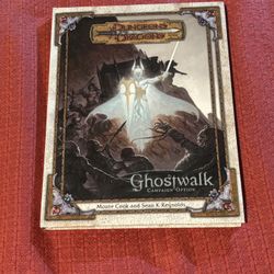 Dungeons & Dragons Ghostwalk Campaign 