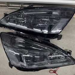 03-07 Honda Accord Smoked Headlights 