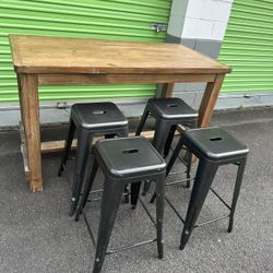 Dining Table And Stools 