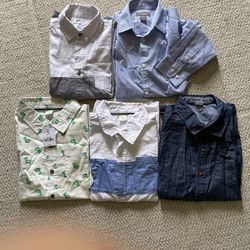 5 Boys Size 10-12 Dress Shirts