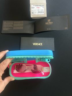 Versace kids new Sunglasses with Case and Box