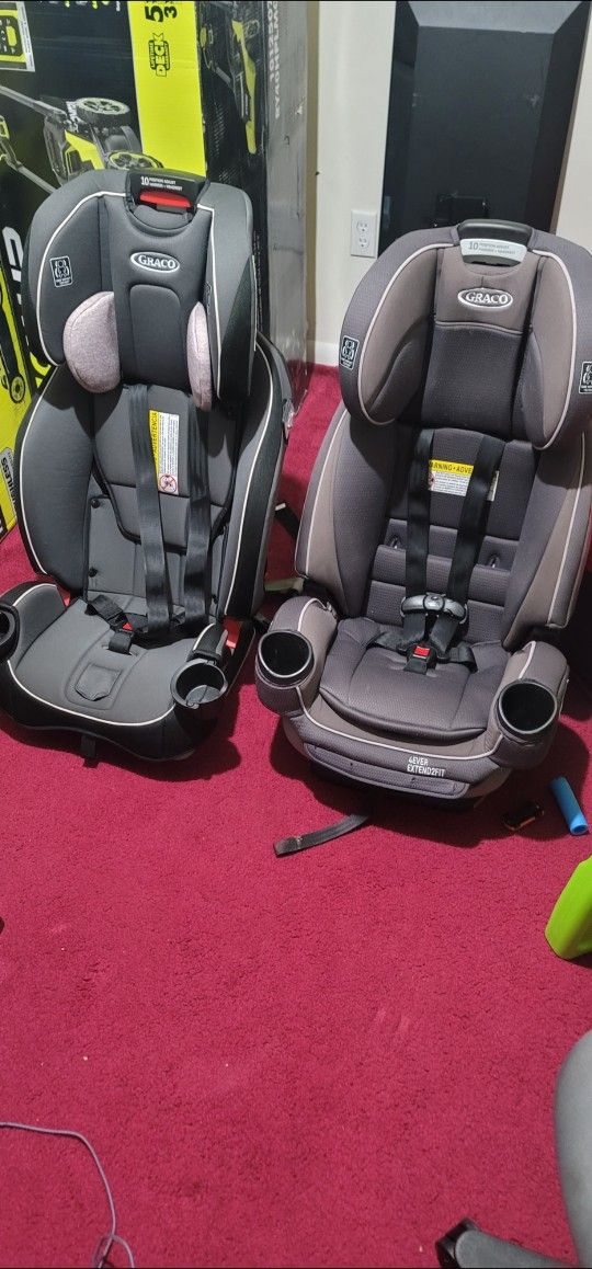 2 Graco Extend2Fit Car Seat (cushions machine washed, cup holders lysol wiped) $80 Each