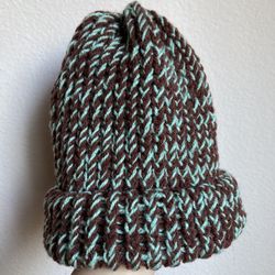 Mint Chocolate Chunky Knit Beanie 
