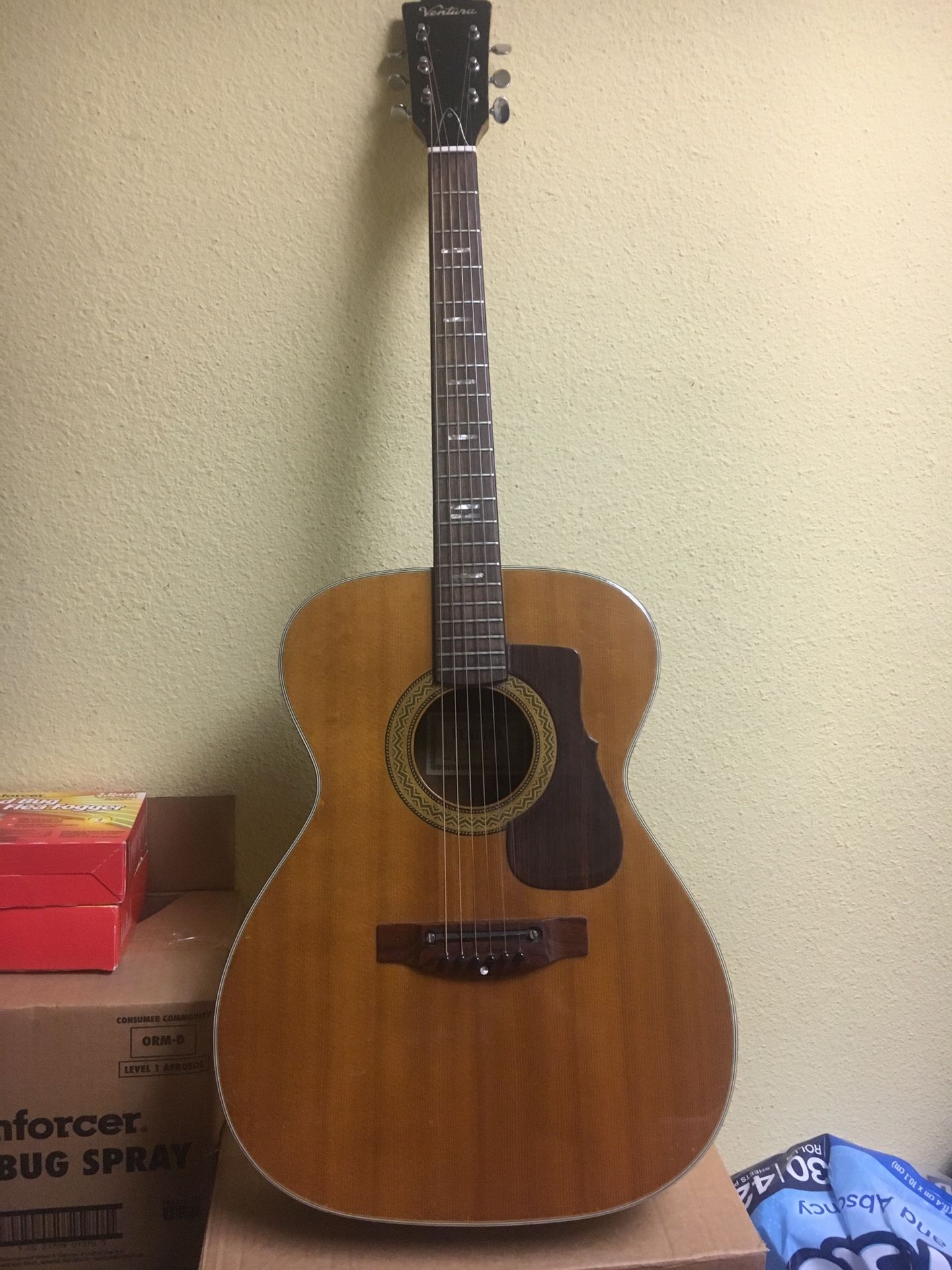 1968 Ventura Bruno V12 Acoustic Guitar