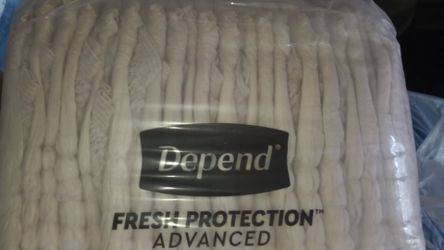 Adult diapers, briefs, and leak protection.