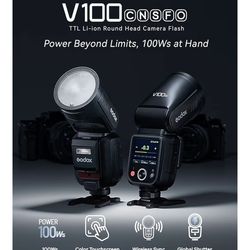Godox V100C Flash Profesional  Godox V100C Camera Flash – New & Unused