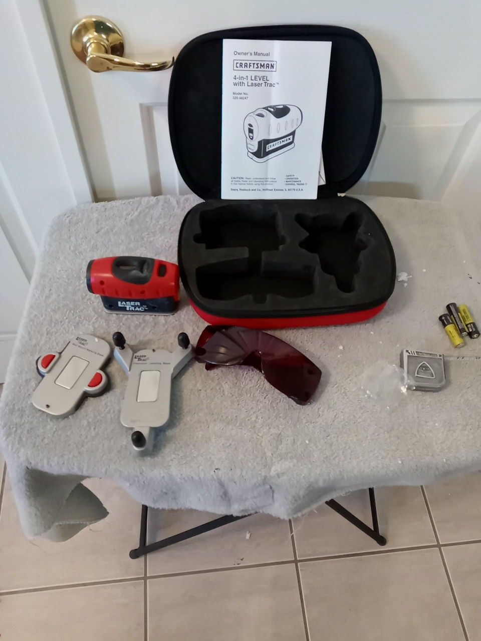 Sears CRAFTSMAN LASER LEVEL KIT