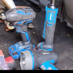 Hercules 3/8 Extended Reach Ratchet & Kobalt Light & Kobalt 24 V Impact With Battery! $75