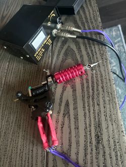 Tattoo Machine with DC Power Supply
