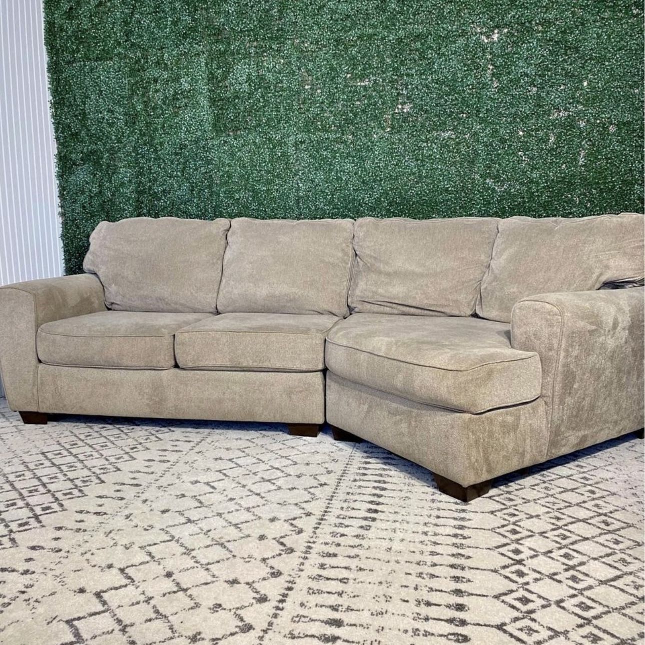 Beige Sectional Couch