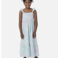 New 32 Degrees Youth Maxi Dress, Blue Size XS 5/6