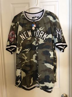 Yankees MLB Original Rare Camo Jersey