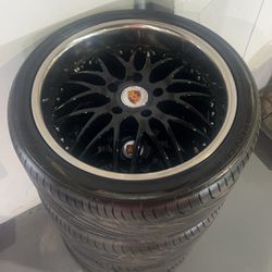 19 Inch Porsche Wheels With Vredstein Ultrac Sessanta tires