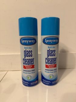 $5 Sprayway Glass Cleaner Foaming Spray – 2 Pack