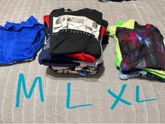 Boys shirts, shorts size M to XL