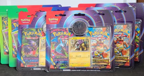 Pokémon Booster Packs Mega Evolution & Phantasma Flames w/Promo Card