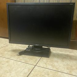 Acer V223WL 22" Widescreen LED Monitor 1680 x 1050 w/ Stand and Cables With HDMI Adapter