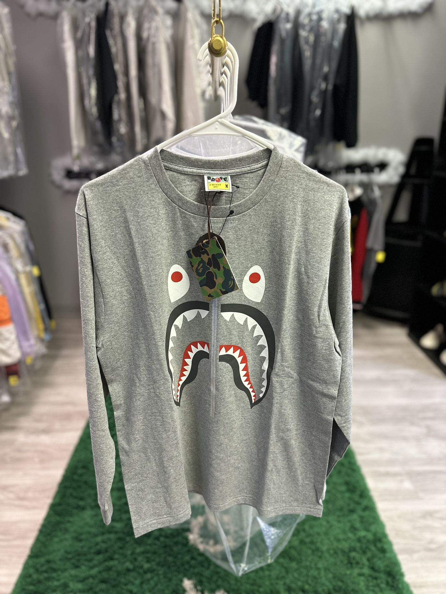 Bape Long Sleeve Shark Face 
