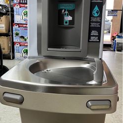 Oasis PG8EBF Stainless Steel Drinking Fountain with Bottle Filler
