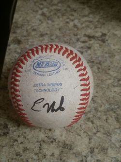 Kike Hernandez autograph baseball