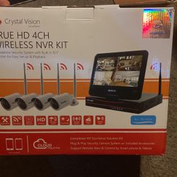 crystal vision true 4ch wireless nvr kit security system