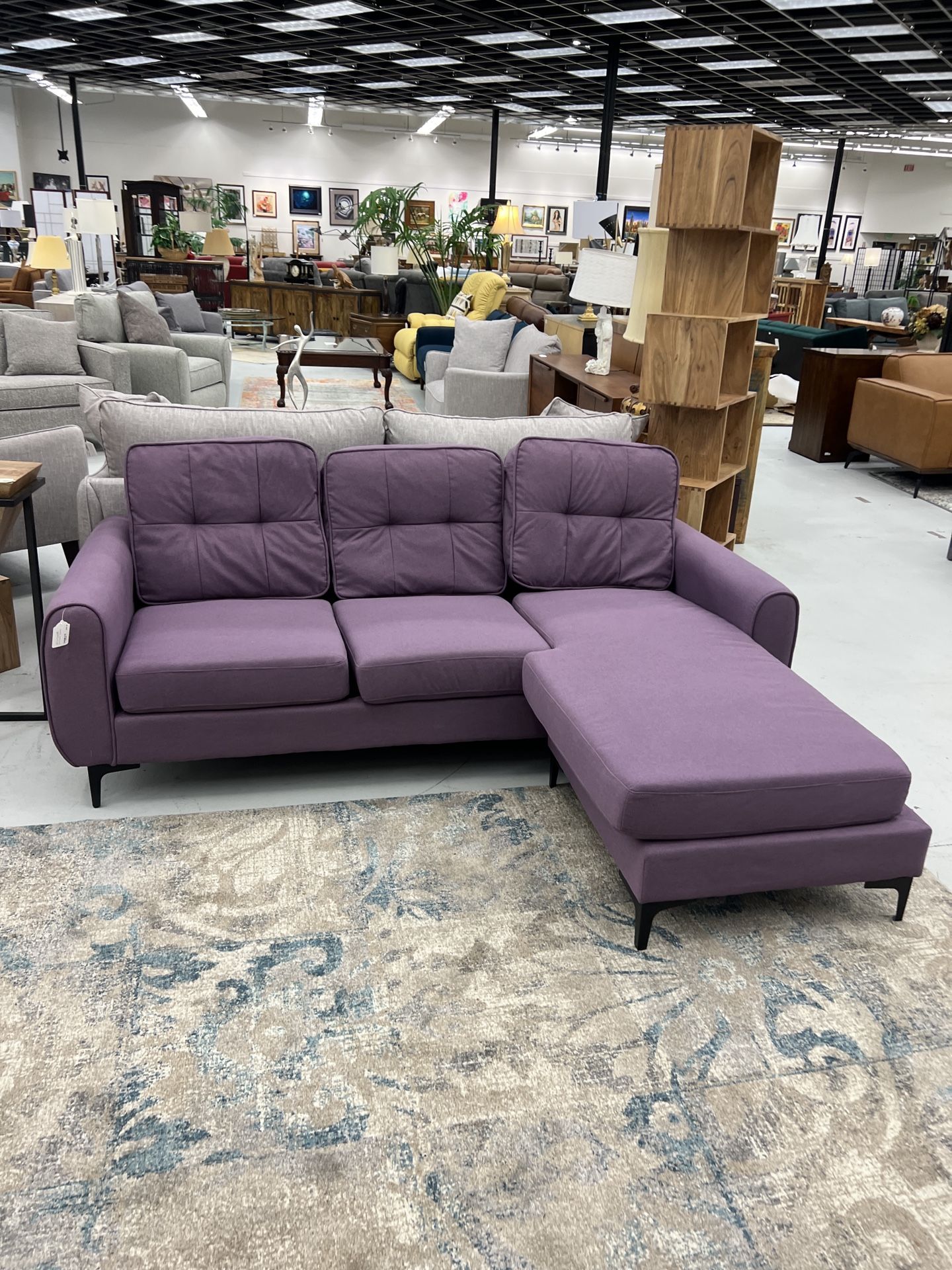 Violet Chaise Sectional