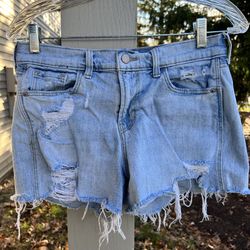 Old Navy Boyfriend Mid Rise Shorts, Womens