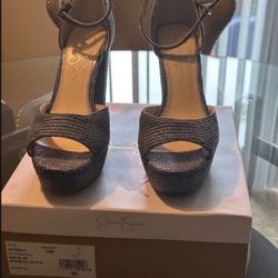 Jessica Simpson Pisila Ash Blue Size 12 New With Box