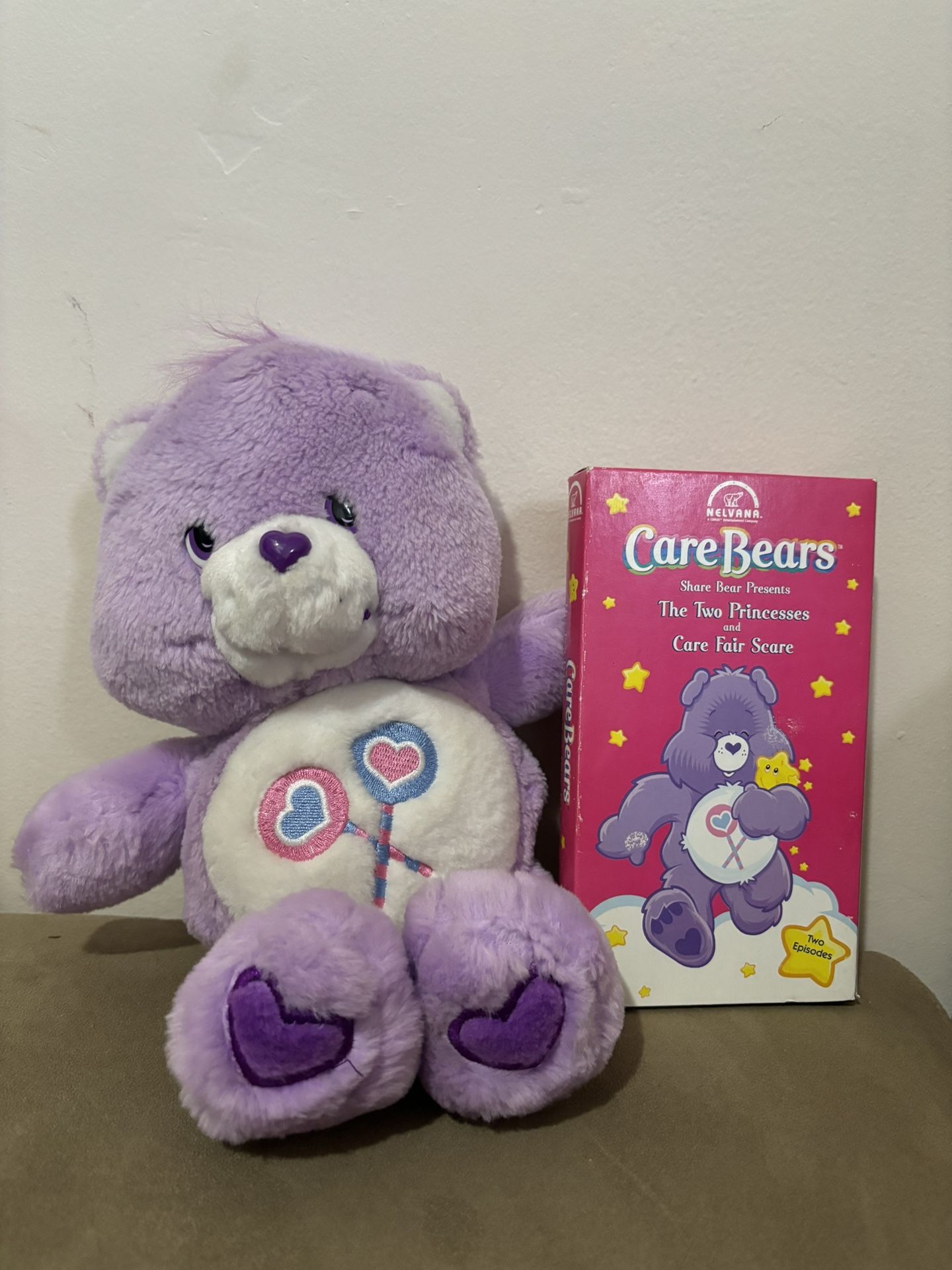 SHARE BEAR CARE BEAR & VHS